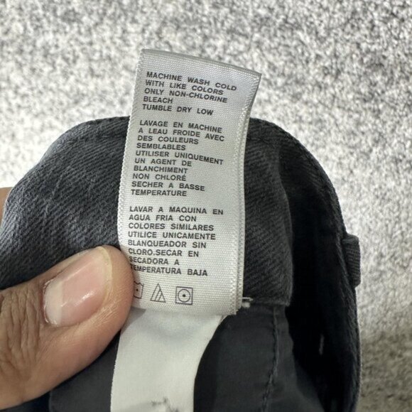 James Perse Cargo Pants Mens 34 Dark Gray 100% Cotton Utility Pockets MOSD1383 - Picture 8 of 8